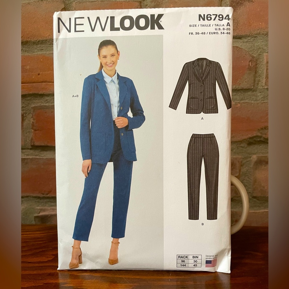New Look N6794 Women's Suit Pattern